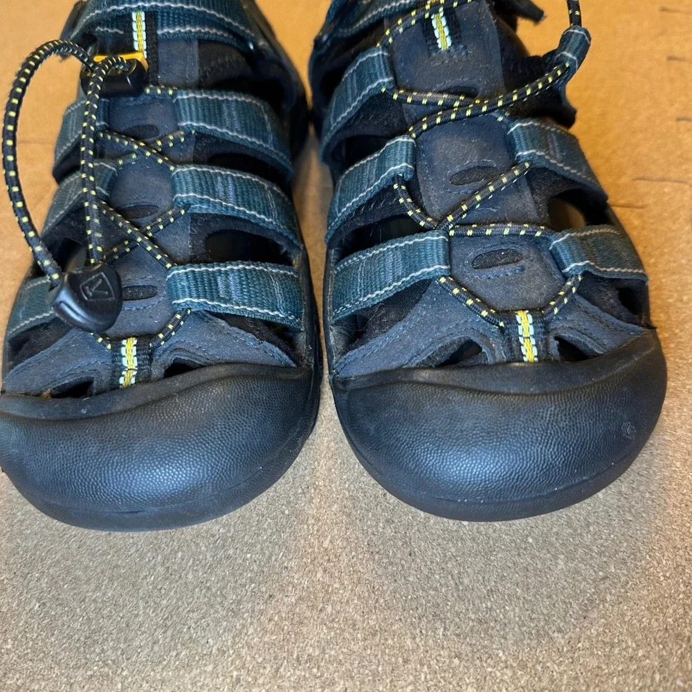 Keen‎ Newport H2 Waterproof Hiking Sandals Mens 5 Teal Black Outdoor Shoes